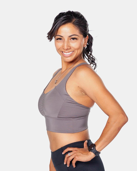 Gametime Bra – Magnetic Gray by Handful