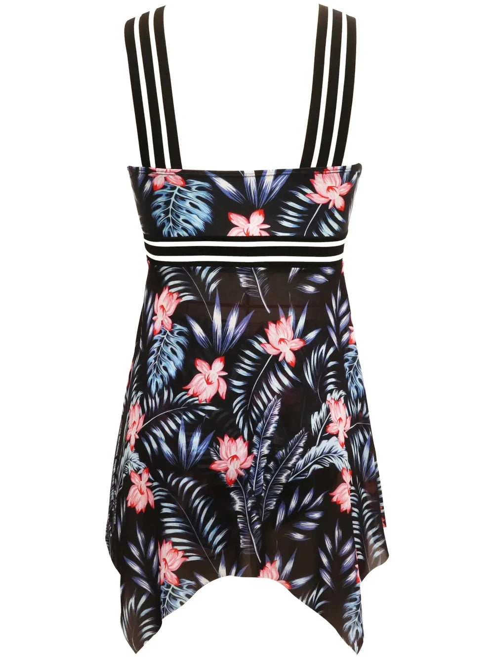 Cutout Printed Two-Piece Swim Set by Trendsi
