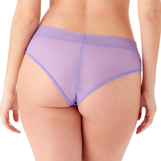 Gossard Glossies Violet Sheer Mesh Cheeky Short Panty by Gossard Lingerie