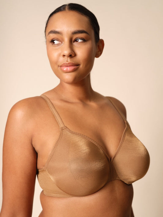 Gossard Glossies Bronze Sheer Molded Bra-1