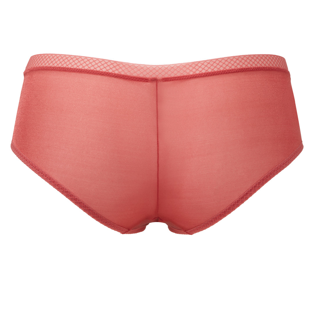 Gossard Glossies Raspberry Sorbet Sheer See Through Shorts Panty