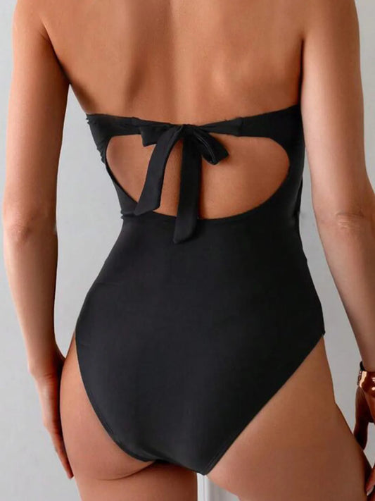 Cutout Sweetheart Neck One-Piece Swimwear by Trendsi
