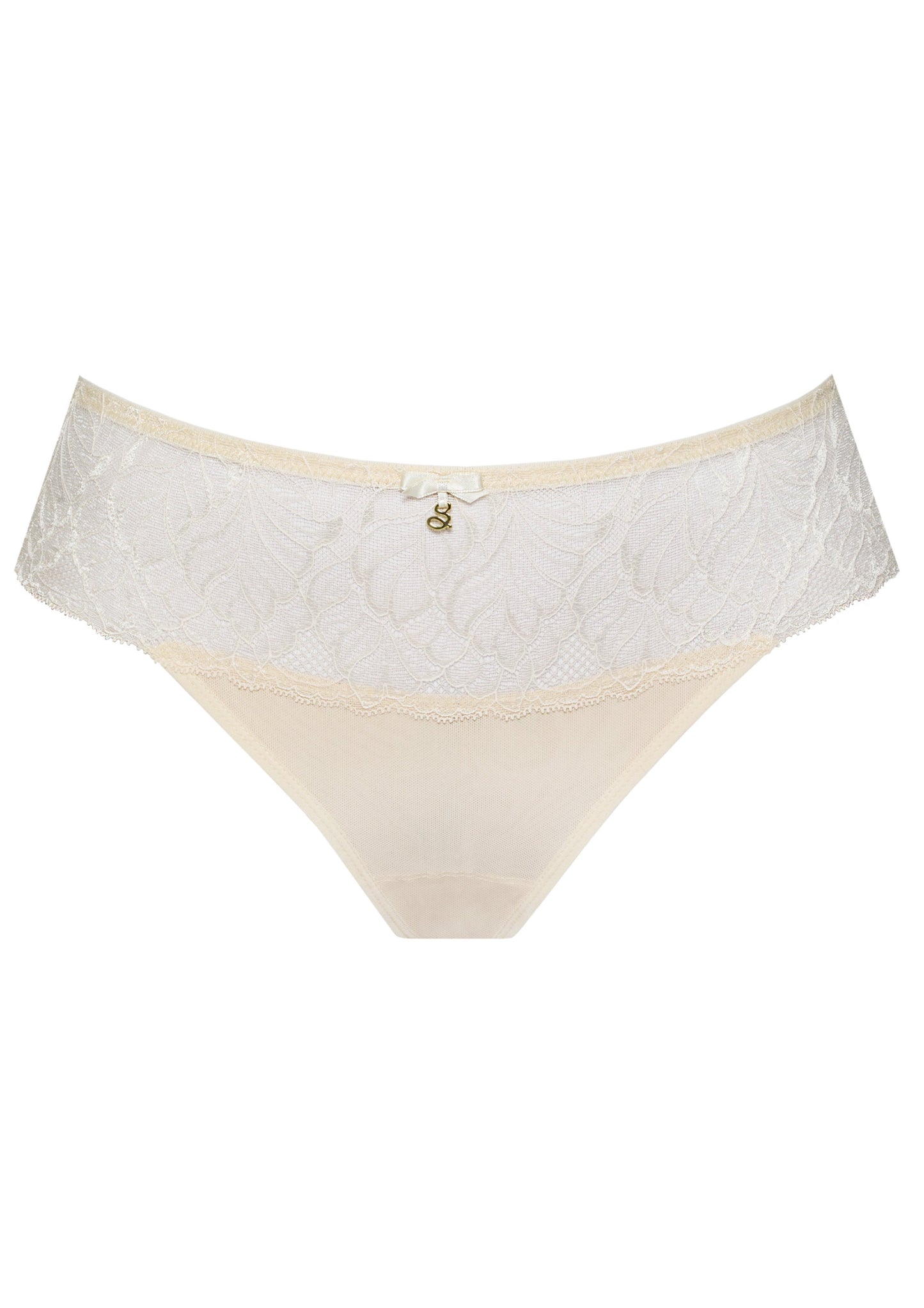 Mid‑Rise Mesh String Panty Samanta Amelia Sponge Cake-3