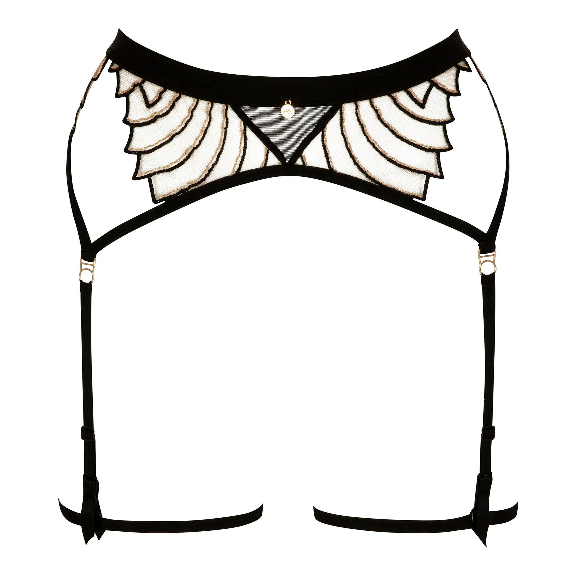 Sheer Mesh Garter Belt Atelier Amour Cosmic Dream-2