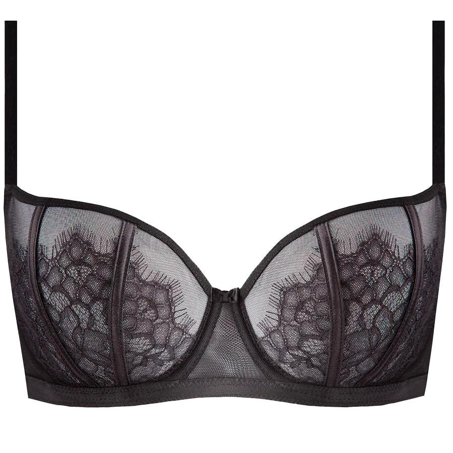 Sheer Lace Balconette Bra Betani by Unikat Lingerie