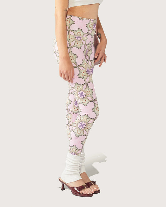 Pink Purrfection Sculpt Leggings by Cats n Scribbles