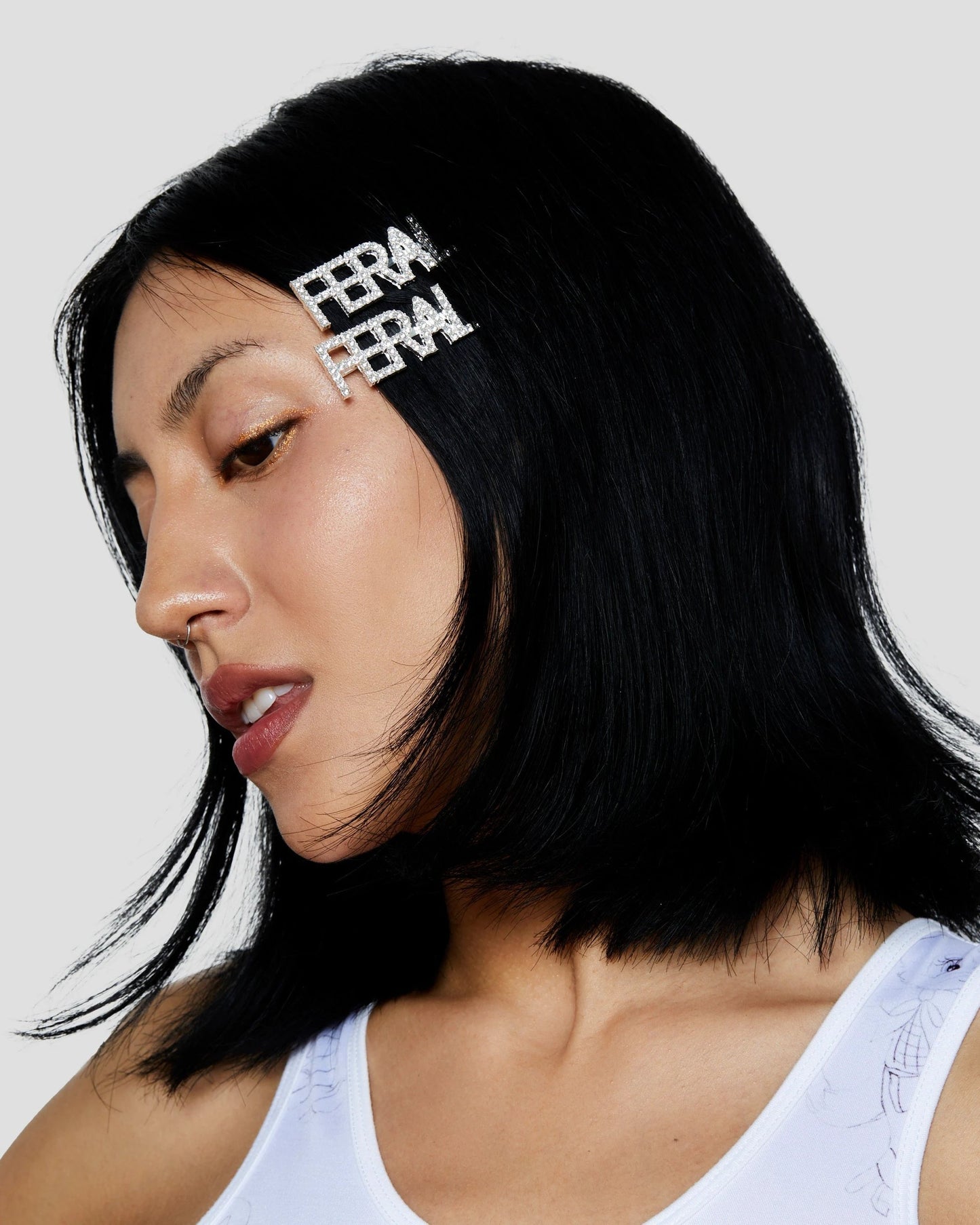 Feral Rhinestone Clip by Cats n Scribbles