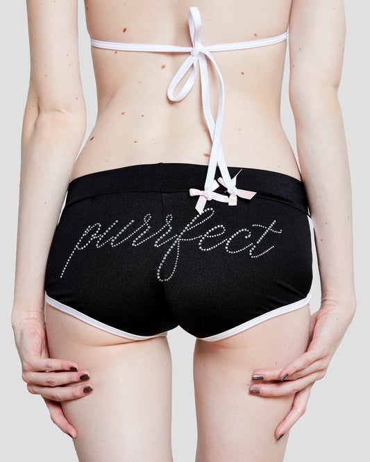 Flirty Purrfect Booty Shorts by Cats n Scribbles