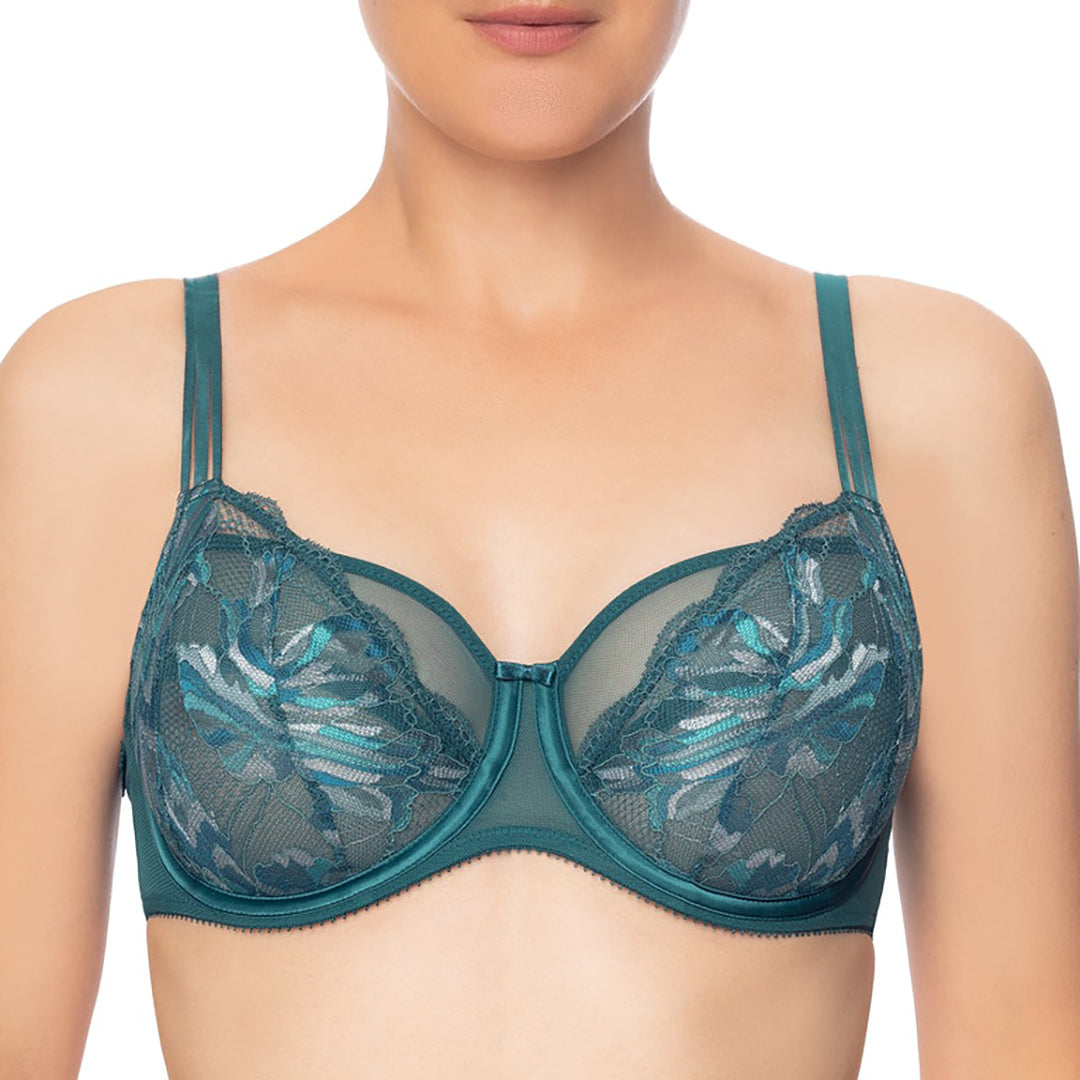 Conturelle Bloomy Days Sheer Lace Wired Bra by Conturelle Lingerie