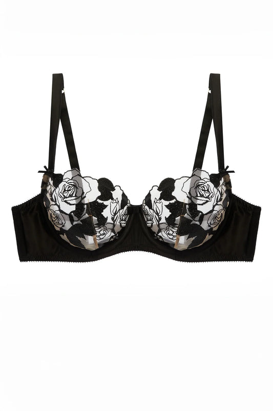 Dita Von Teese Rosabelle Underwire Balconette Bra Black