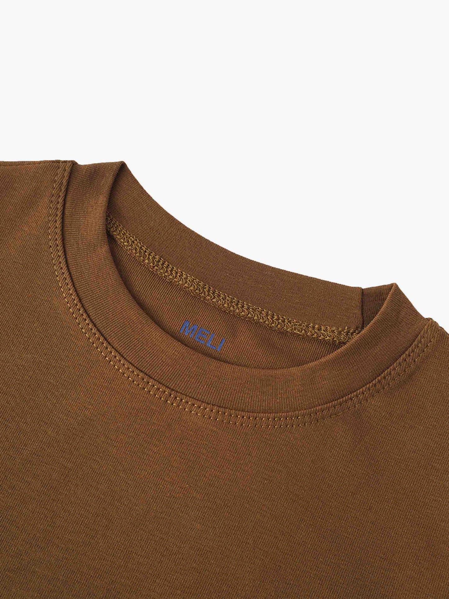 CLASSIC TEE 3Q-BROWN by MELI