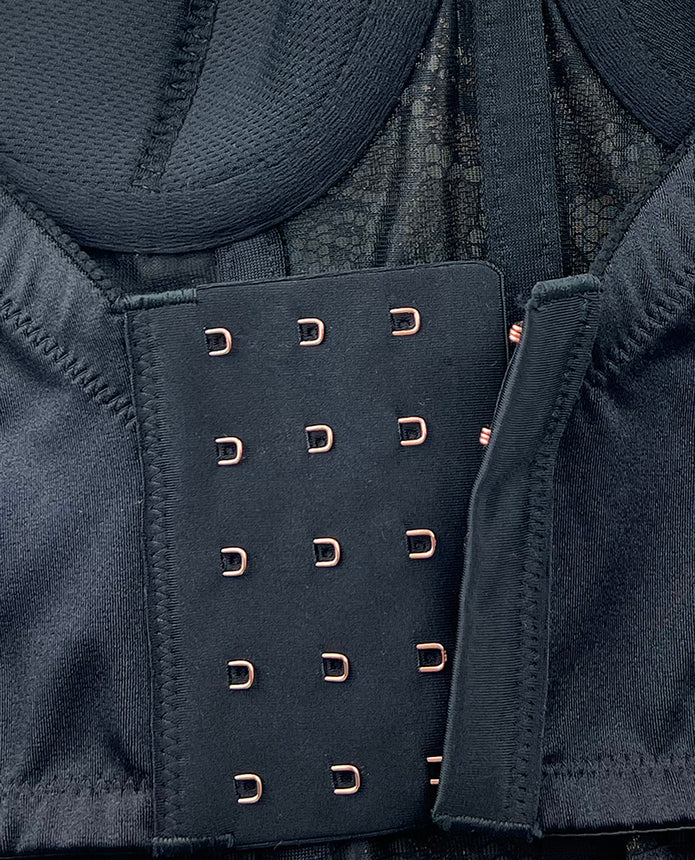 Lace Strapless Bustier Dominique Estrada Black-4