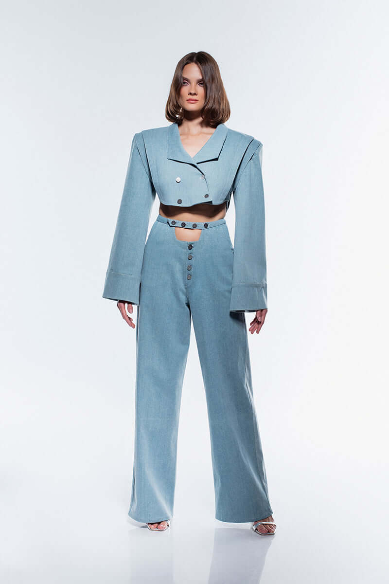 JENDUE Stormbringer Denim Jean Wide Leg - Ansley Effect