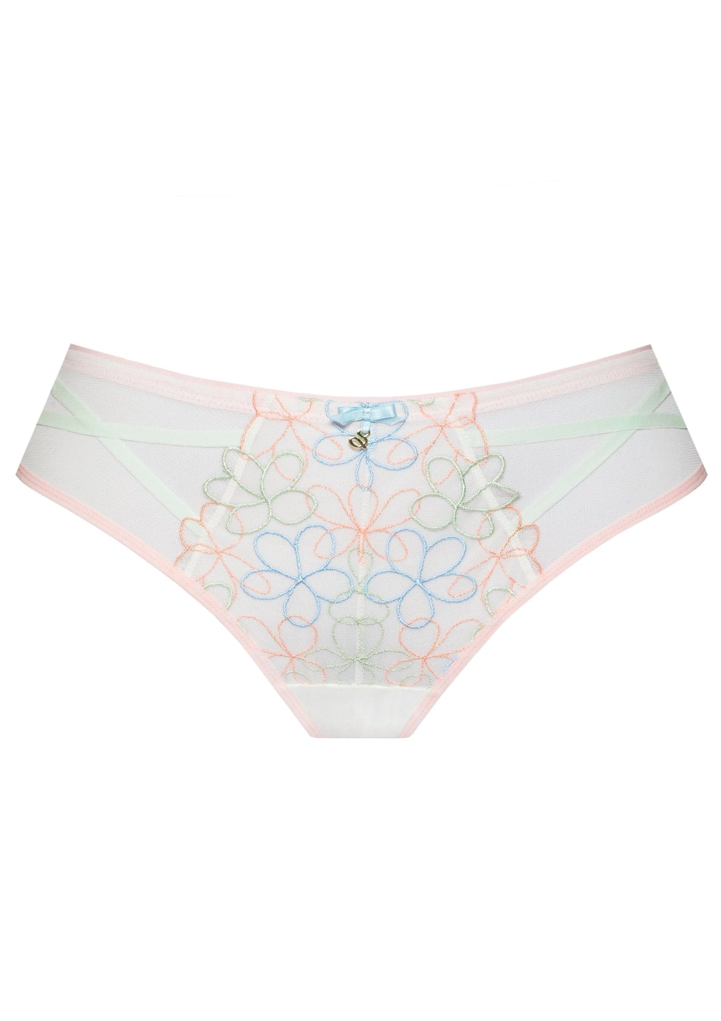 Low-Rise Mesh Brazilian Tanga Panty Samanta Fiorella by Samanta Lingerie