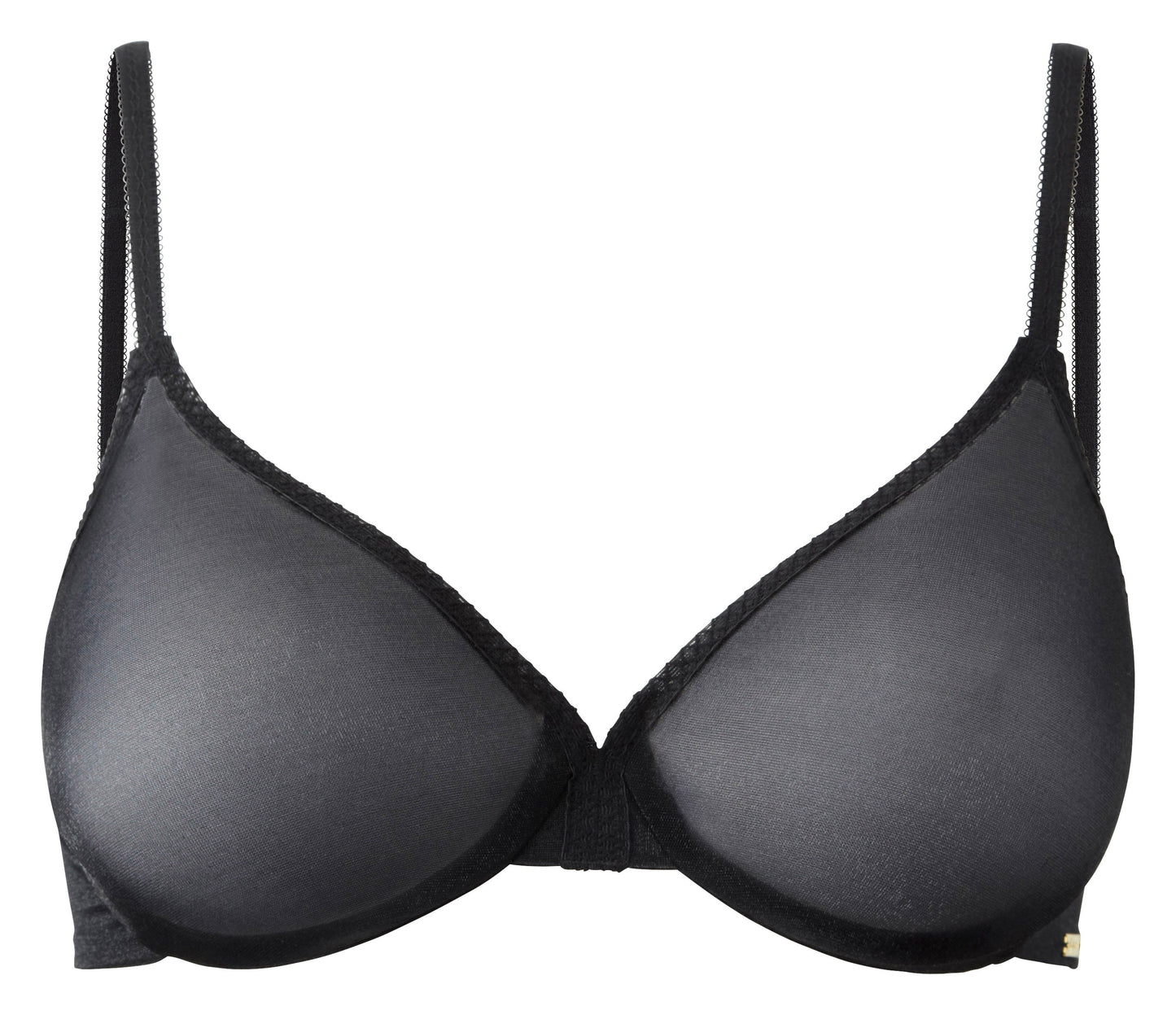 Sheer Molded Bra Gossard Glossies Black-2