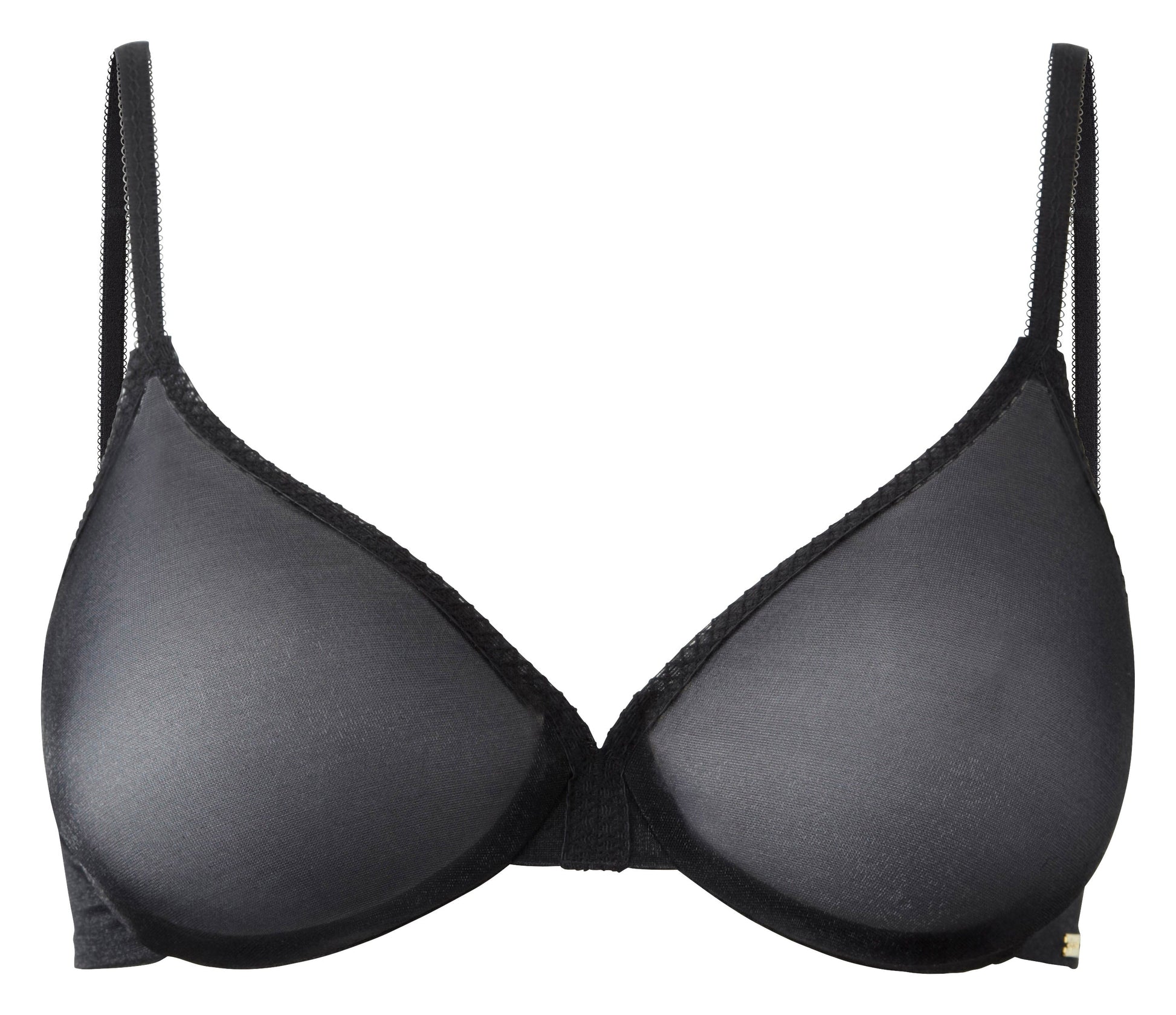 Sheer Molded Bra Gossard Glossies Black-2