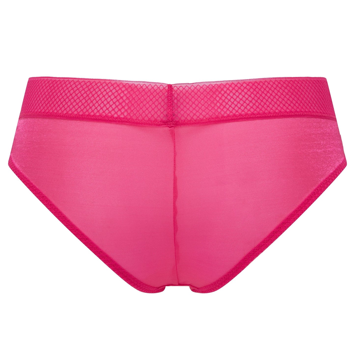 Gossard Glossies Magenta Sheer Mesh Cheeky Short Panty