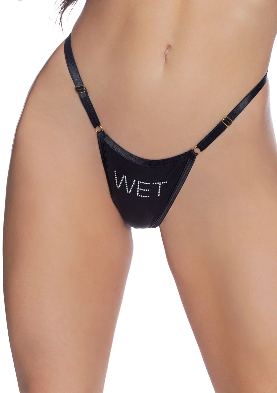 Wet Bling Thong by Rave Fix