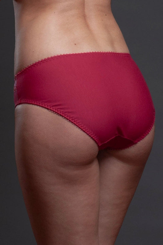 Lavinia Sweet Raspberry Soft Cotton Bikini Panty by LL