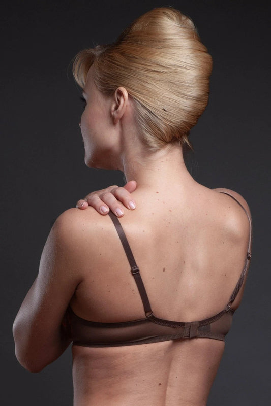 Lavinia Wildfire Sheer Demi Cup Bra by LL