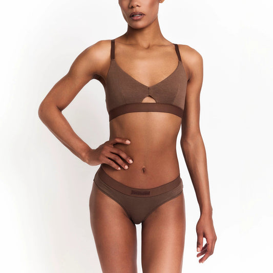 Women's Hemp Mid-Rise Brief Underwear - Natural Breathable, Antimicrobial Fabric for Comfort and Odor Resistance by Net Positive