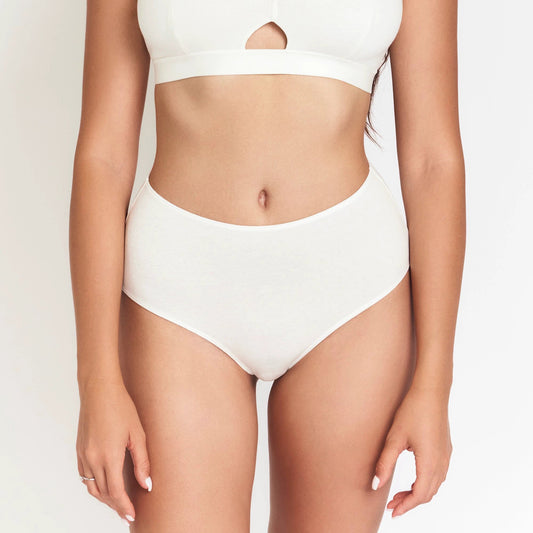 Essentials High-Rise Brief 4-Pack - Breathable Comfort with Hemp and Organic Cotton by Net Positive