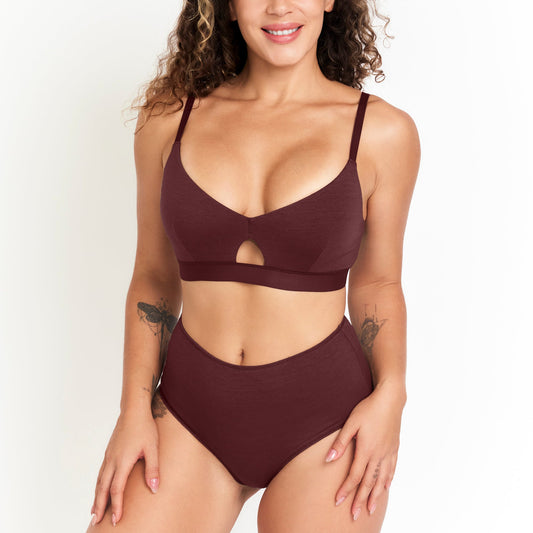 HempComfort High-Rise Brief - Breathable Antimicrobial Hemp and Organic Cotton Comfort for Everyday Wear