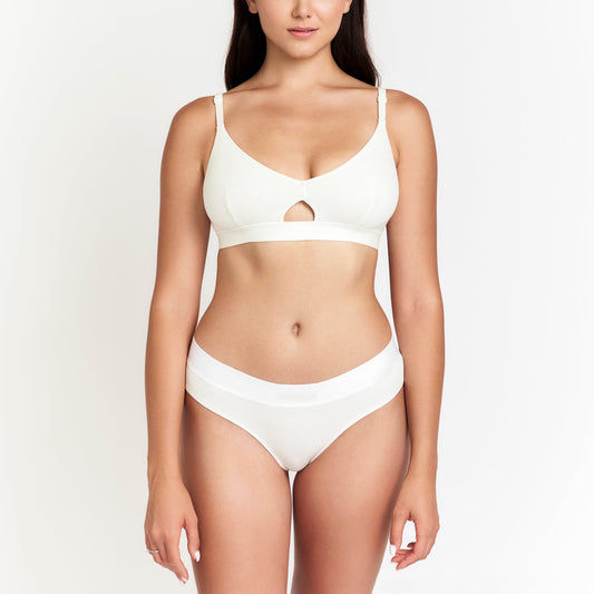 Organic Essentials Mid-Rise Brief - Soft Breathable Organic Cotton for Sensitive Skin