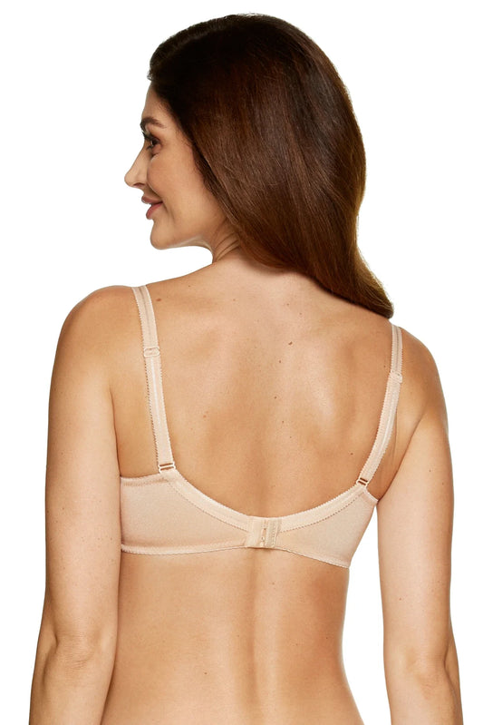 Gorteks Pamela Beige Sheer Mesh Balconette Bra