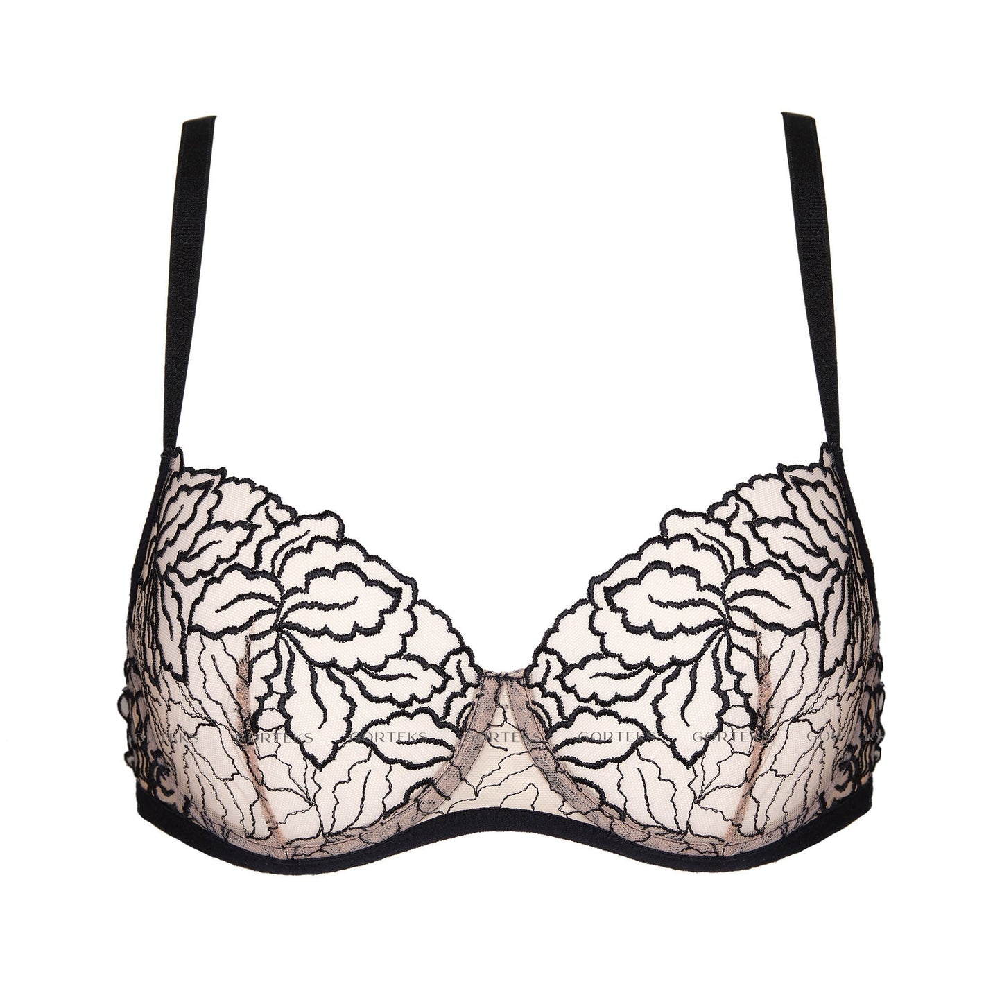 Gorteks Rumi Sheer Mesh Demi Cup Bra