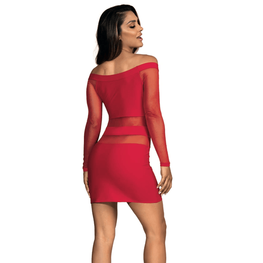 Sexy Red Dress Axami Party at Ibiza - Ansley Effect