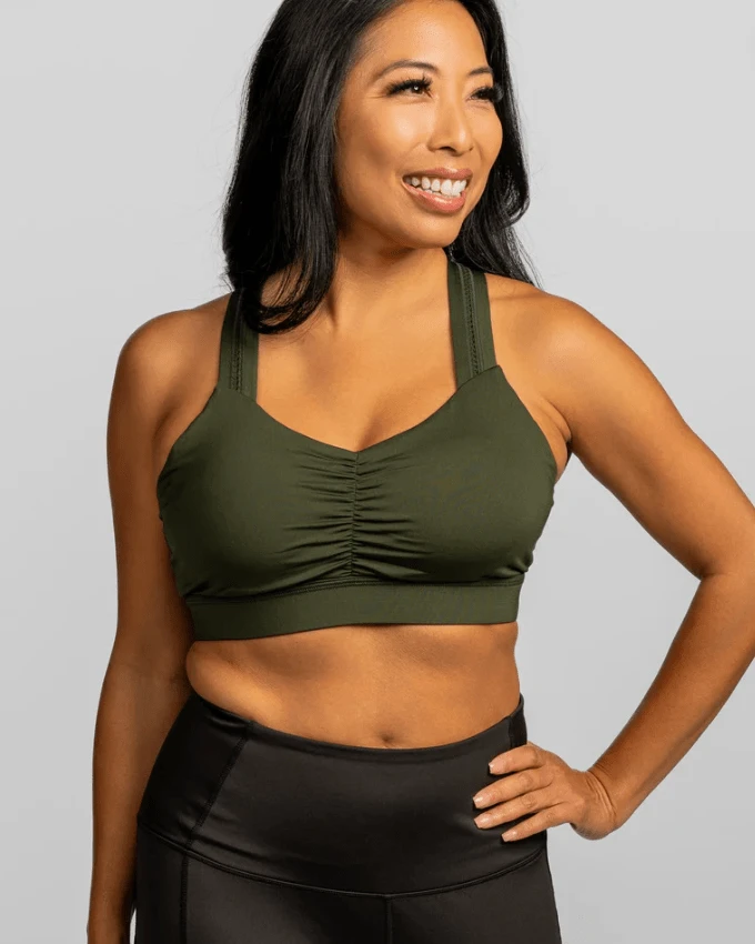 Y-Back Bra – JunipHer (Forest Green) by Handful