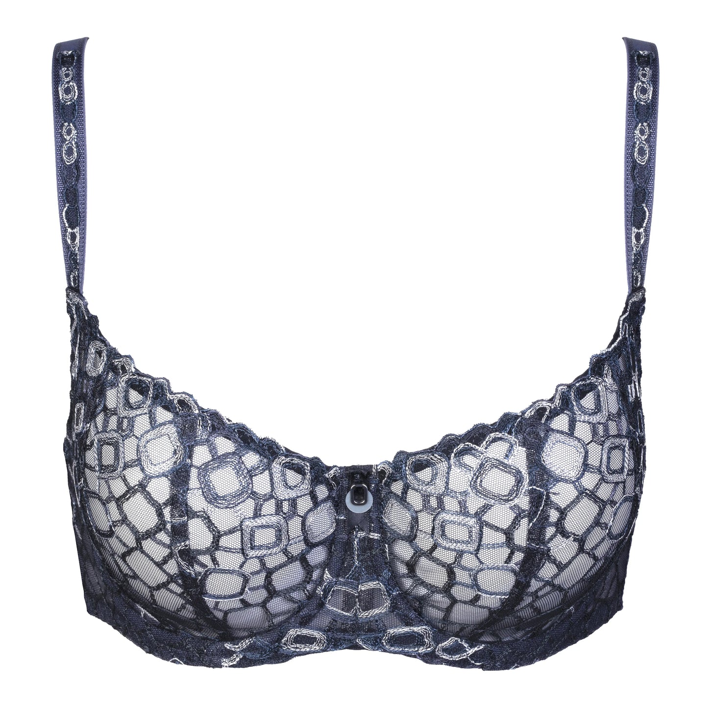 Sheer Embroidery Balconette Bra Sharon