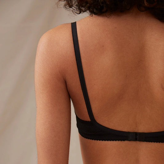 Soft Demi Bra Timpa Alice Black by Timpa Lingerie