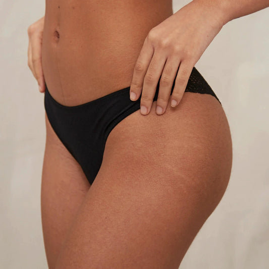 Soft Brazilian Panty Timpa Alice Black by Timpa Lingerie