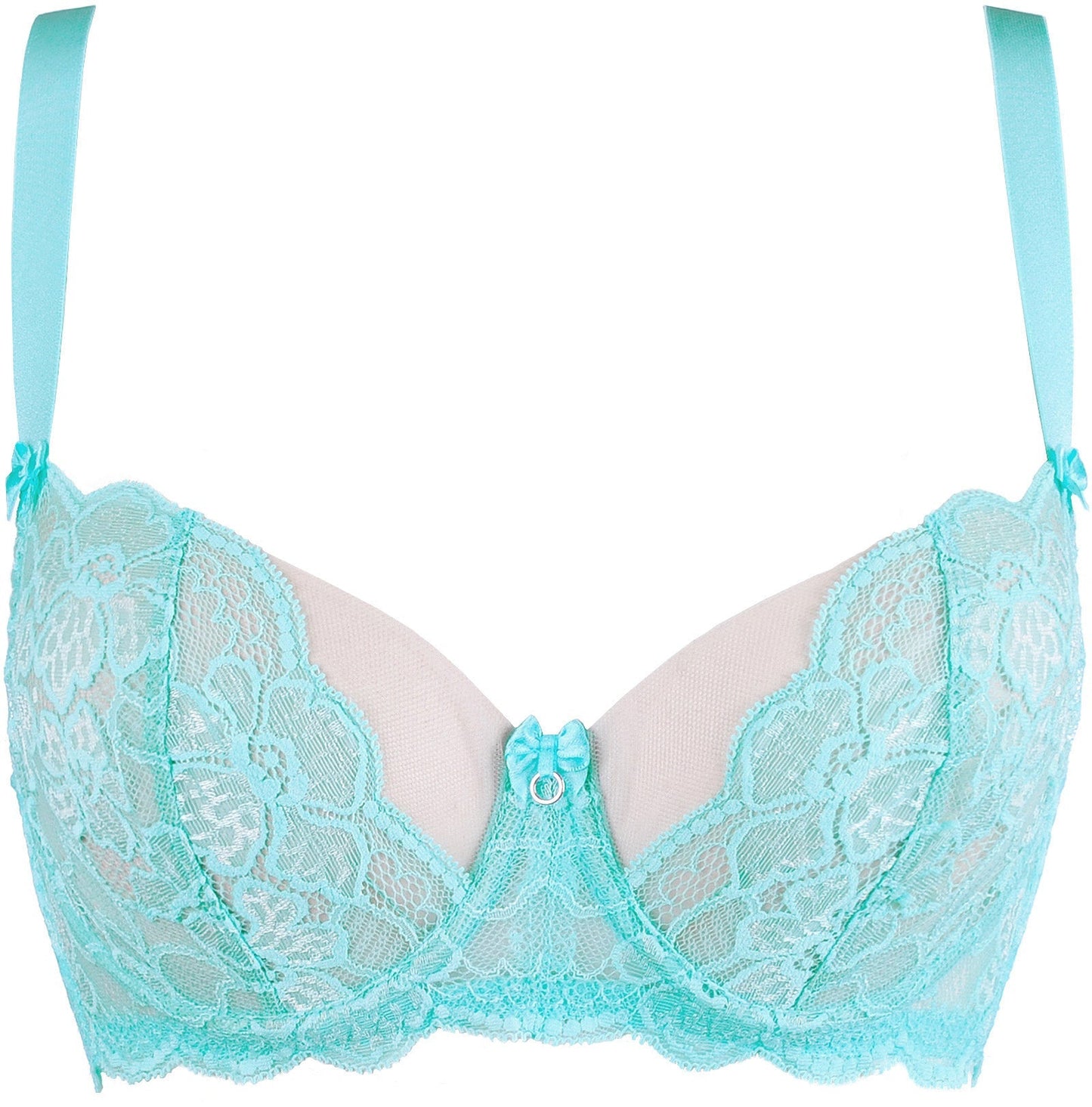 Bra Axami Allure Blue Floral Lace Balconette-4