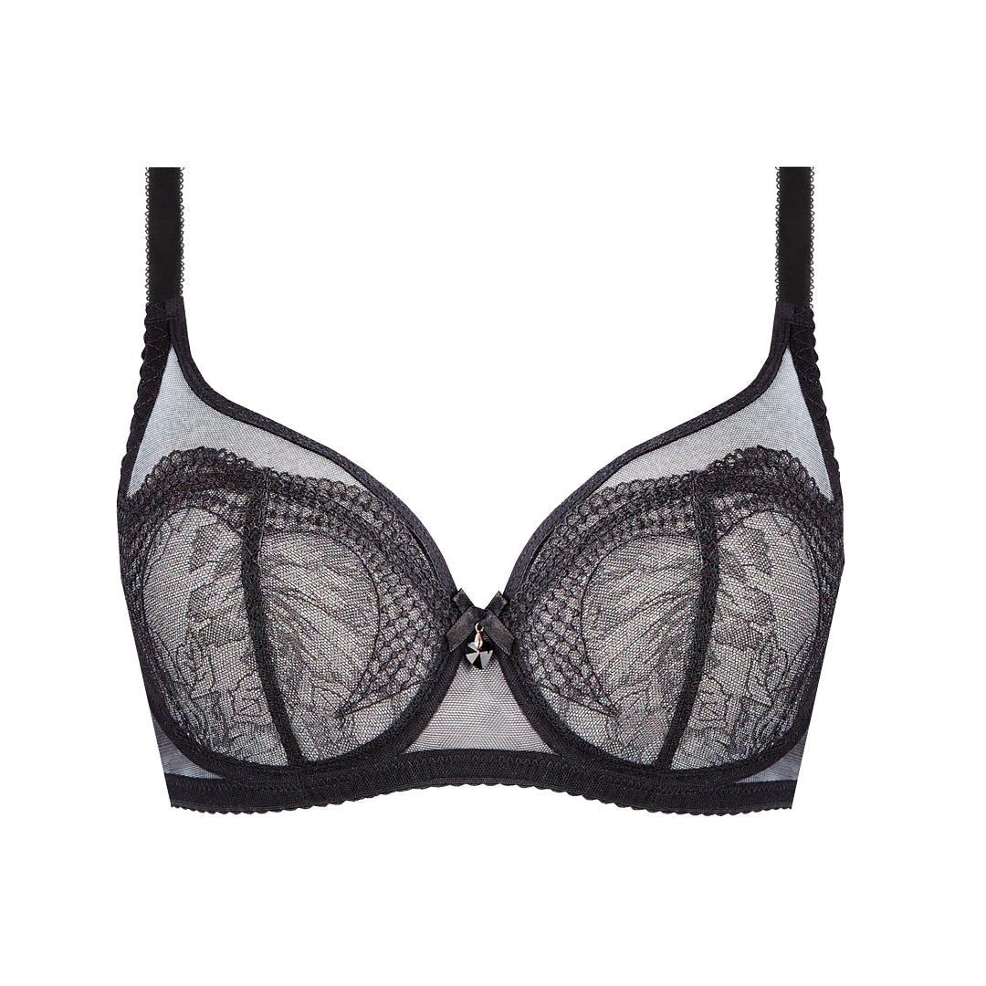 Sheer See Through Full Figure Lace Bra Brooke by Unikat Lingerie