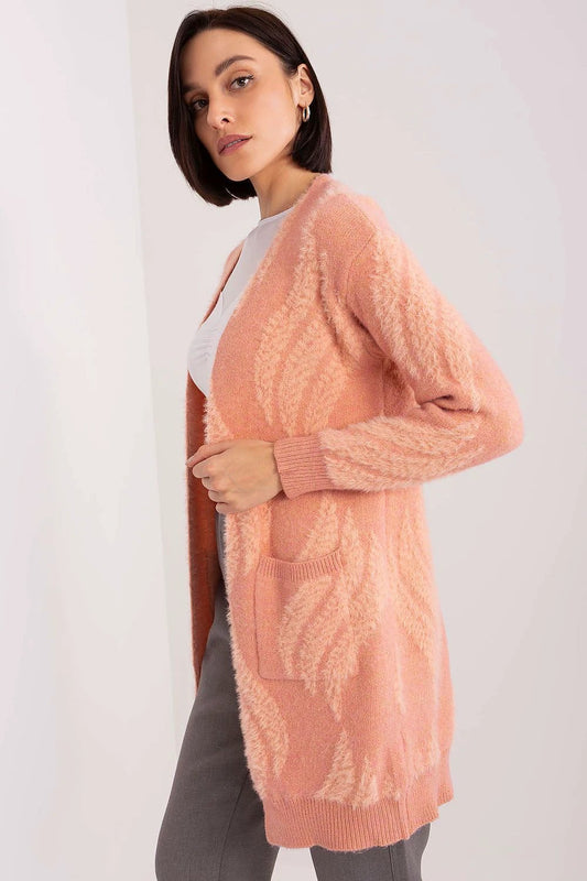 Cozy Variegated Bedspread Cardigan for Everyday Wear by AT