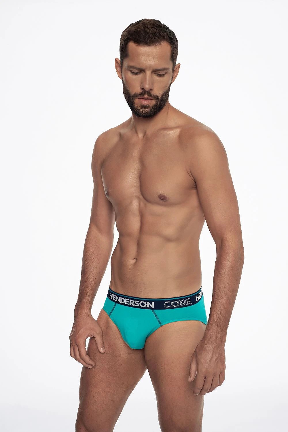 Henderson Men's Cotton Briefs Set - 95% Cotton Pack of 2 with Fitted Cut and Logo Elastic Waistband by Henderson