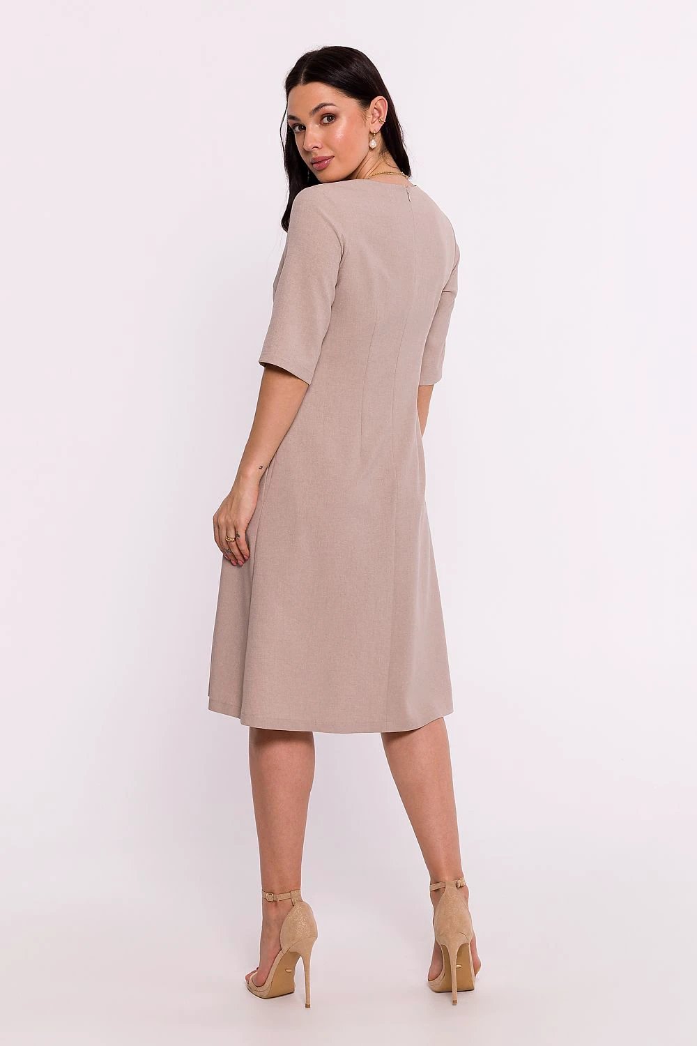 BeWear Women's Polish Trapezoid Style Dress - Elegant, Functional and Comfortable Everyday Wear by BeWear