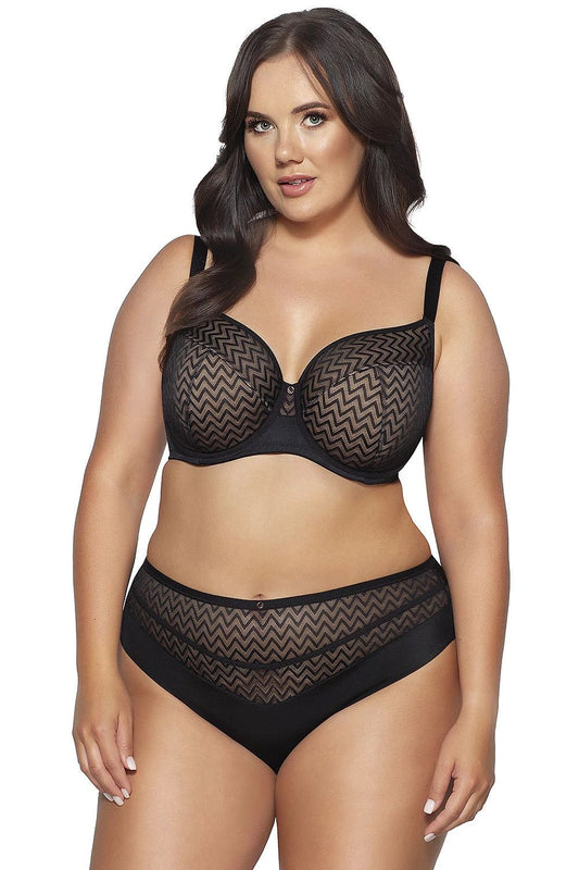 Ava Innesa Semi-Soft Ava - Elegant Semi-Padded Bra with Zig-Zag Pattern and Comfortable Support by Ava