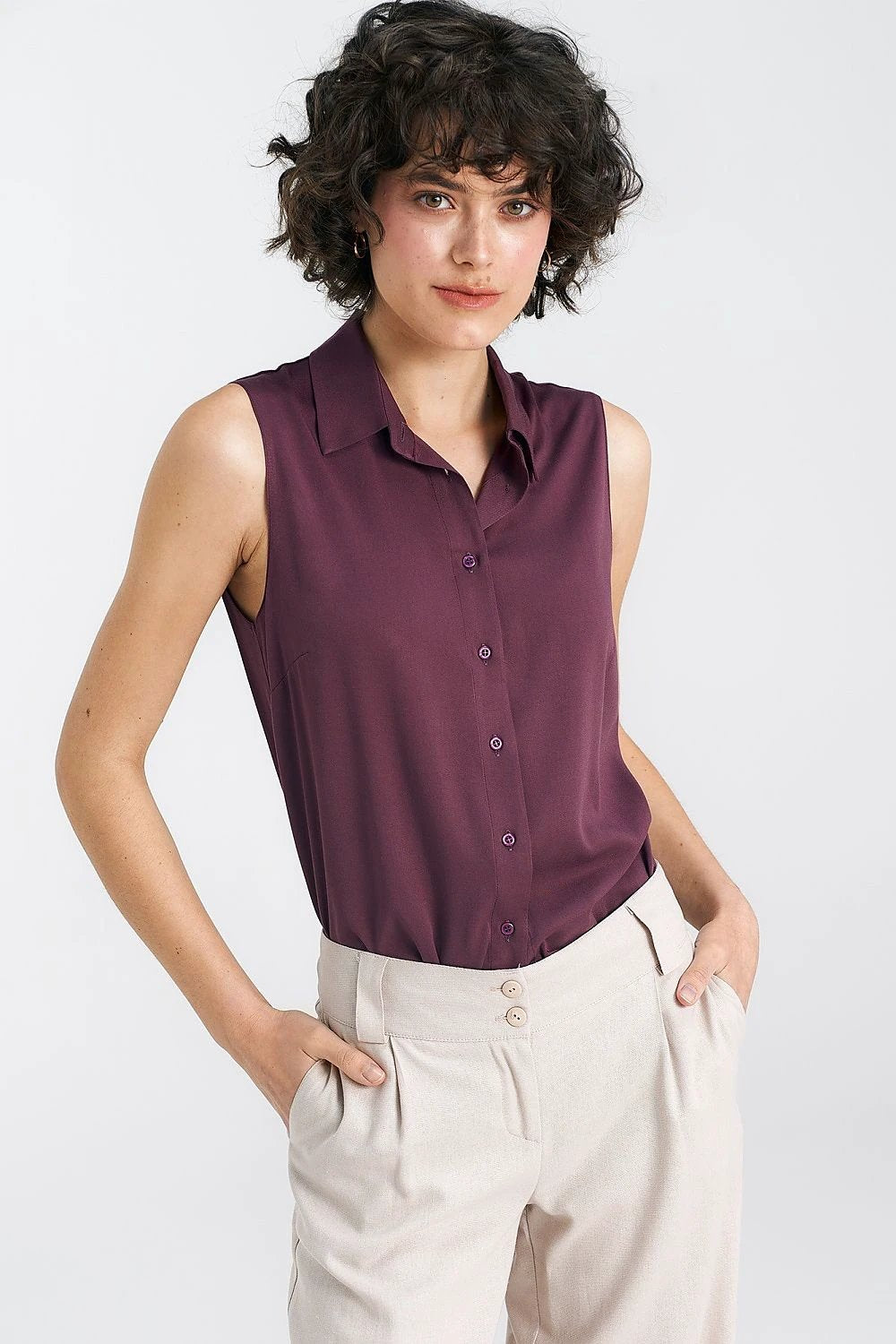 Nife Women's Classic Regular Cut Shirt - Soft Viscose Material for All-Day Comfort and Elegance by Nife