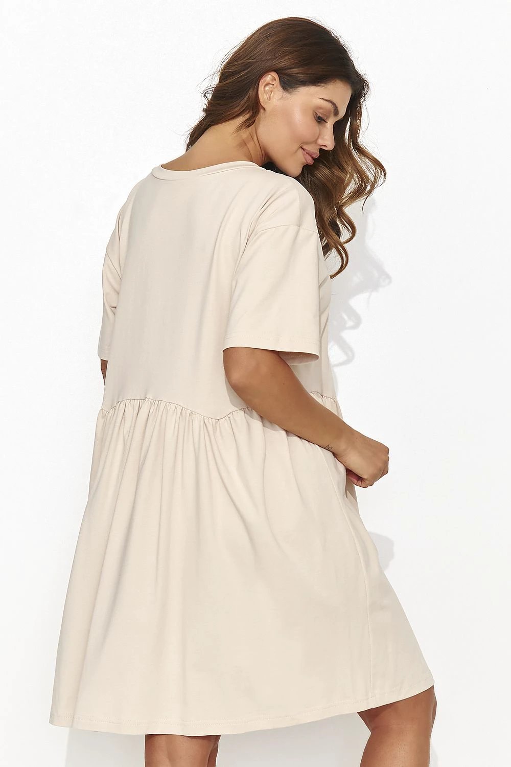 Numinou Daydress Gold Bling Front Short Sleeve Dress by Numinou