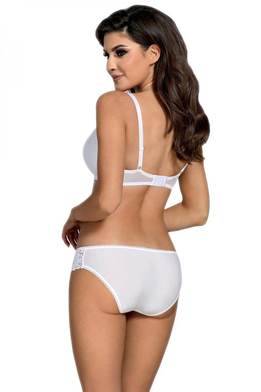 Vena Push Up Bra - Elegant Lace Design with Removable Inserts and Patterned Fabric by Vena