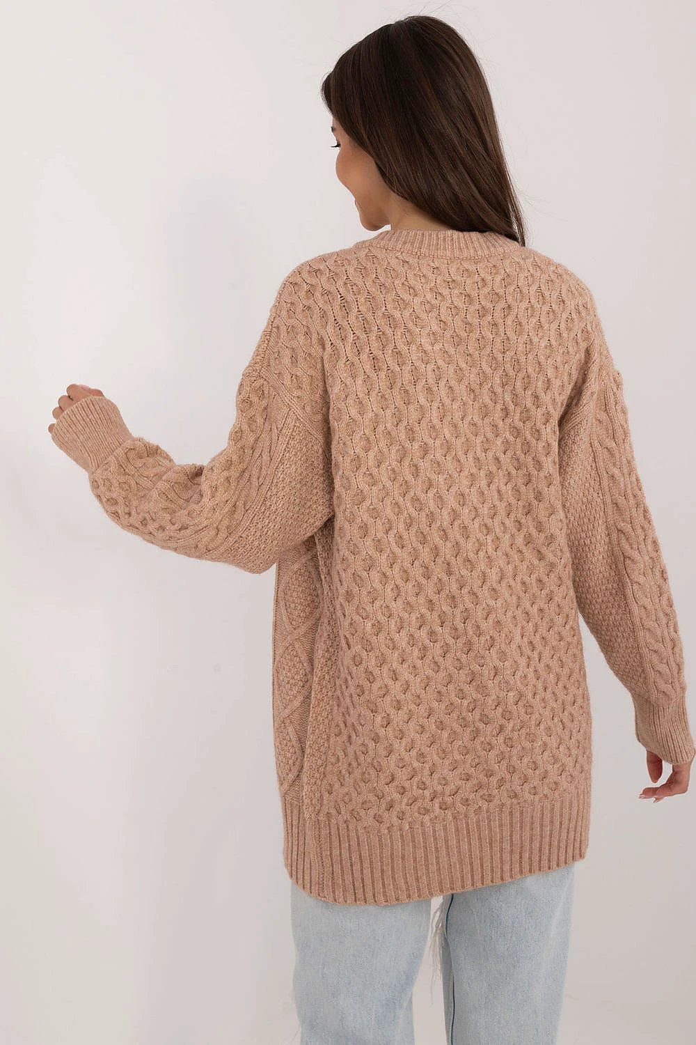 Women Button Up Cardigan Long Sleeve Casual Sweater by AT