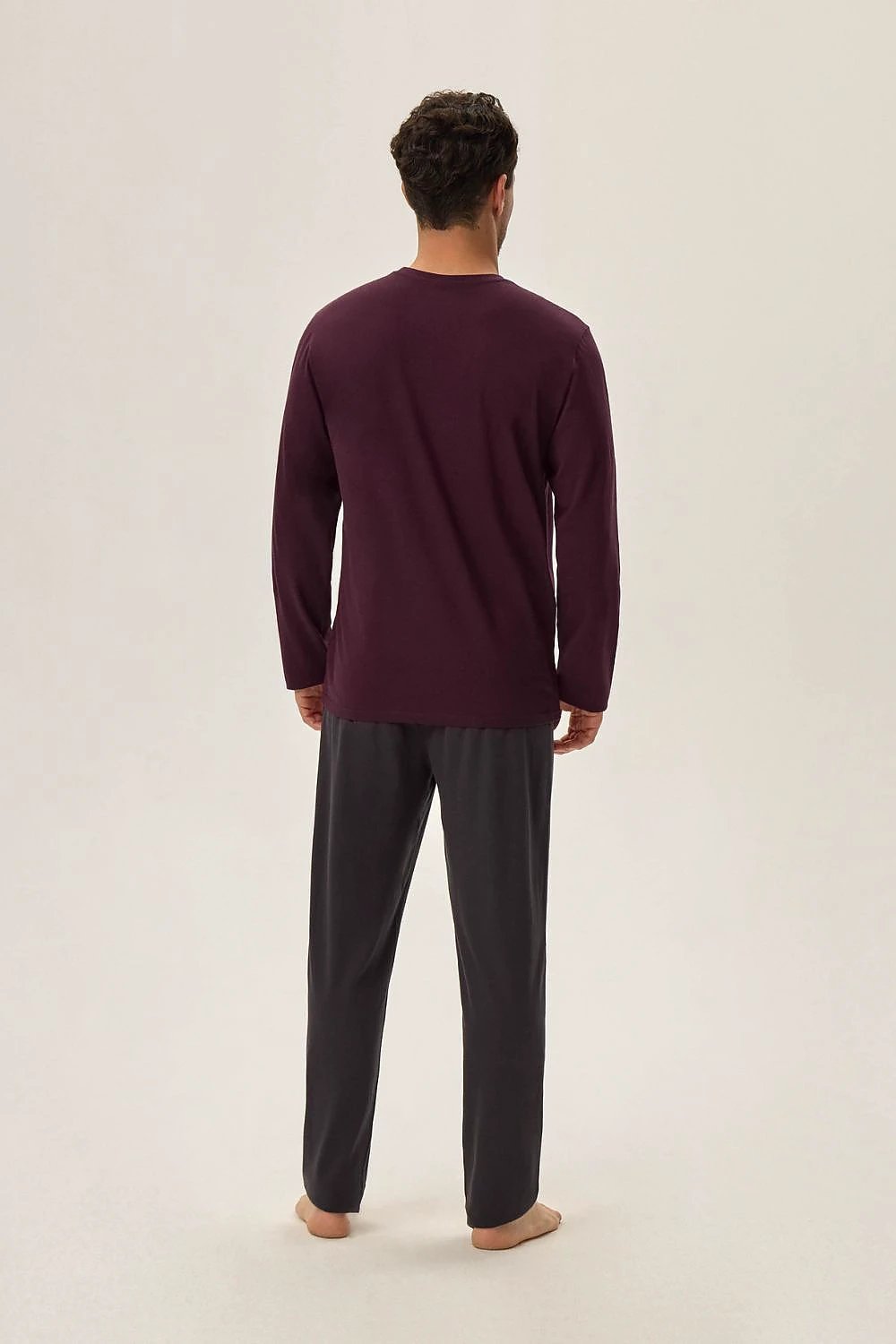 Henderson Hoax Warm Cotton Knit Pajama - Elastic Fit for Autumn and Winter Comfort by Henderson