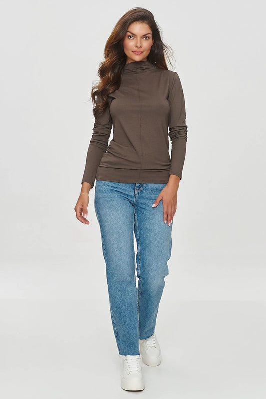 Makadamia Blouse Makadamia - Lightweight Viscose Women's Blouse for Autumn-Winter Comfort by Makadamia