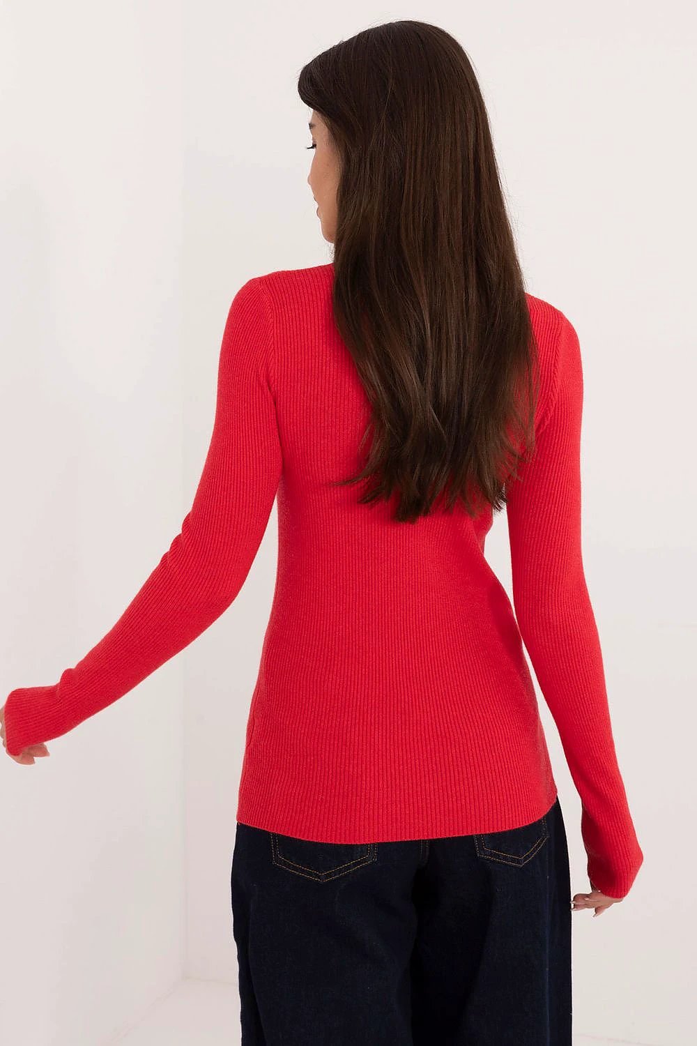 Jumper AT Casual Womens Sweater Viscose Blend Long Sleeve by AT