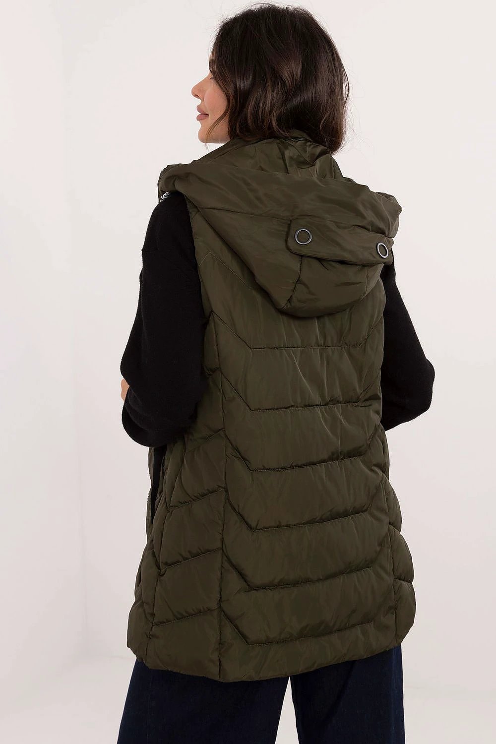 Gilet Quilted Zippered Vest - Hooded Warm Insulation for Everyday Style and Comfort by Factory Price