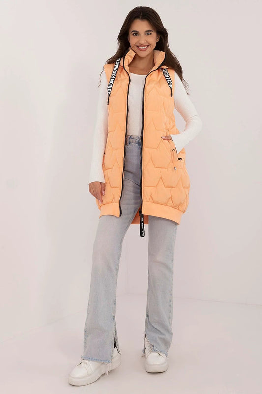 Gilet Women's Lightweight Quilted Vest - Thermal Insulation, Zippered Pockets, and Comfort for Fall Winter Spring Seasons by Factory Price